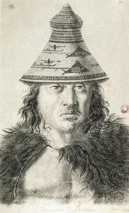 Tlupanamabu, cacique da ilha Nutka (ilha Nootka) de Tomas Suria