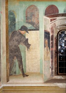Vida de João Batista: um guarda - Fresco de Tommaso Masolino da Panicale
