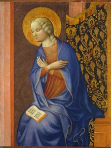 A Virgem Anunciate, c. 1430 (têmpera no painel) de Tommaso Masolino da Panicale