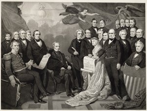 União, 1852 (gravura em papel tufado) de Tompkins Harrison after Matteson