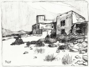 Cidade Fantasma no Deserto
