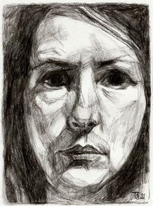 Retrato Feminino Intenso de Tore Bahnson