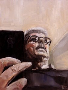 Auto-retrato pintado de Tore Bahnson