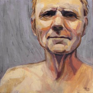 Retrato de um homem pensativo de Tore Bahnson
