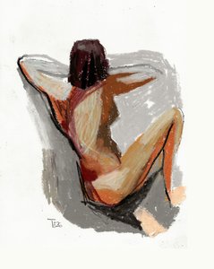 Estudo de figura descontraída
