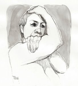 Mulher em contemplação