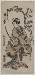 Anekawa Daisuke como Ayame-no-mae, 1760.