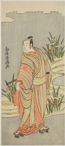 O ator Ichikawa Yaozo II de Torii Kiyomitsu I