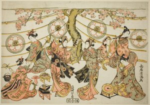 A dança Harugoma de Torii Kiyomitsu I