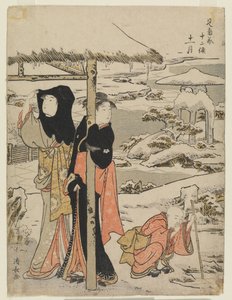 Décimo primeiro mês (Jūichi gatsu) de Torii Kiyonaga