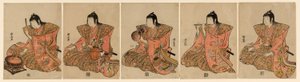 Cinco Músicos (Gonin Bayashi) de Torii Kiyonaga