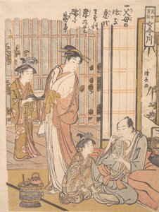 Esquecendo a Piedade Filial, c. 1781. de Torii Kiyonaga