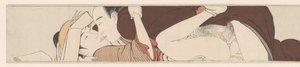 Amor apressado
Sode no maki (título da série) de Torii Kiyonaga