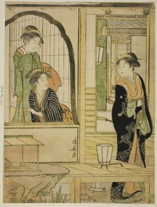 Paródia de P Rinshitsu Tokoro Ruri Idea d Ushiwakamaru de Torii Kiyonaga