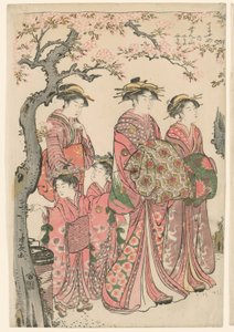 te te te san s senzan, yano, plano d e base f de Torii Kiyonaga