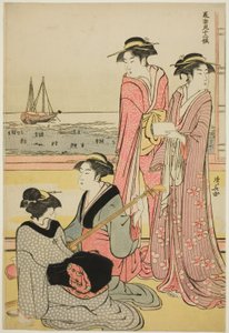 O Quarto Mês, da série "Doze Meses no Sul (Minami juni ko)" de Torii Kiyonaga