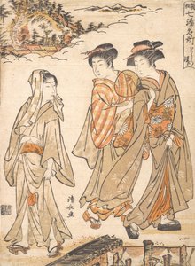 To-no Sawa Nome de uma das fontes termais de Hakone, ca. 1779. de Torii Kiyonaga