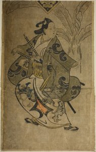 Tee c e r Shinomiya soldado 8 de Torii Kiyonobu I