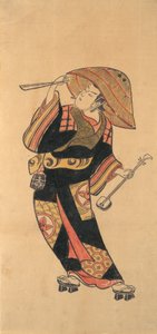 Ichimura Takenojo VIII, ca. 1720. de Torii Kiyotomo.