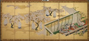 <em>O Conto de Genji</em>, Capítulo 34; Kashiwagi avista a Terceira Princesa