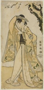 O ator Sakakiyama Sangoro como Princesa Odae, filha do Regente Sênior Michinaga