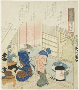 Promise (Seiyaku no ukei), da série "Dezoito Ilustrações da Escada das Palavras Antigas (Kogentei juhachiban tsuzuki)" de Totoya Hokkei