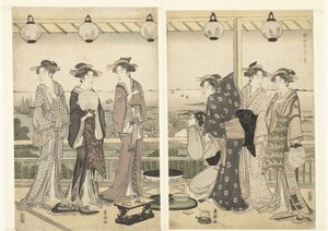 Cena de Verão
Natsu kei (título sobre o objecto)
As quatro estações no Sul (título da série)
Minami shiki (título da série sobre o objecto)
