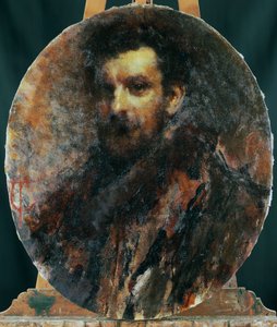 Retrato de Cletto Arrighi, pseudônimo de Carlo Righetti (Milão de Tranquillo Cremona
