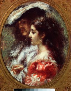Amor silencioso (óleo sobre tela