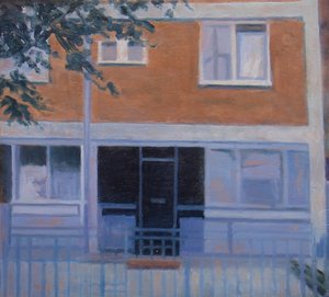 Um lugar para viver 5, 2010 (óleo sobre contraplacado)