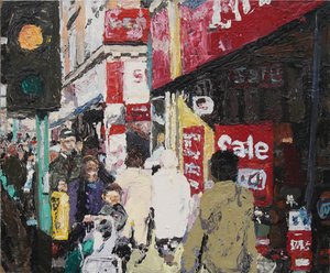 Venda, 2003 (óleo sobre cartão) de Trevor Burgess