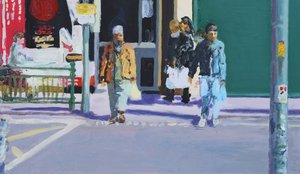 Cruzamento de rua, 2009 (óleo sobre tela) de Trevor Burgess