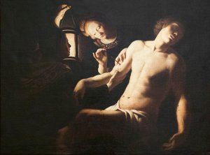 São Sebastião curado por Santa Irene (óleo sobre tela)