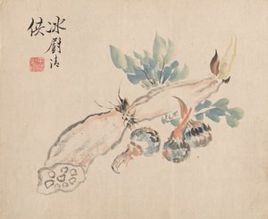 Raiz de Lótus e Língua de Somador de Tsubaki Chinzan