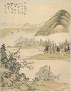Ramos do salgueiro na primavera de 1847. de Tsubaki Chinzan