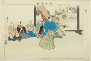 Hayashiko, da série "Pictures of No Performances (Nogaku Zue)" de Tsukioka Kogyo