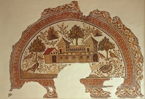 Casa de campo em Tabarka (mosaico)