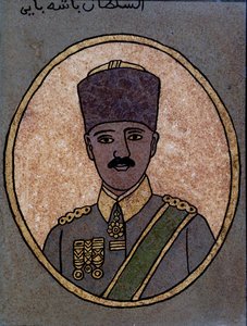Kemal (Mustapha) Ataturk (1881-1938) 1920-30 (vidro pintado)
