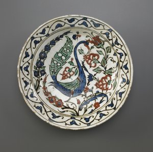 Prato, Iznik, dinastia otomana, final do século XVI ao início do século XVII (cerâmica)