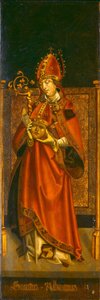 Santo Albano de Mainz de Tyrolean 16th Century