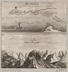 Monte Ararat e a ilha "Tzetzen" de Ubekendt