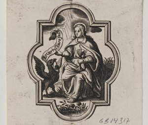 Emblema com João Evangelista de Ubekendt