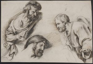 Estudos de figuras de Ubekendt