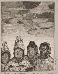 Quatro Inuit de Ubekendt