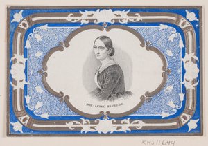 Johanne Luise Heiberg. Embalagem de chocolate de Ubekendt