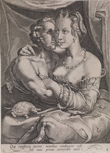 Toque de Ubekendt efter Jan Saenredam efter Hendrick Goltzius