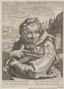 Jester com boné de tolo de Ubekendt nederlandsk 1500 tallet
