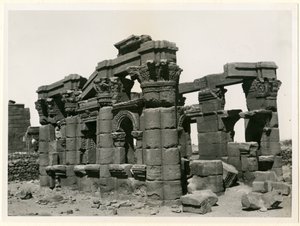 Quiosque romano, Naqa, Sudão, fotografia de Ugo Monneret de Villard de Ugo Monneret de Villard