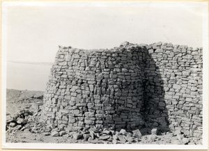 Torre do canto sudeste, Sabagura, Egito, fotografia de Ugo Monneret de Villard de Ugo Monneret de Villard
