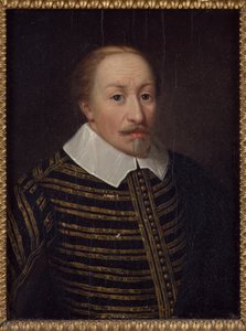 Charles IX roi de Suede - Retrato do Rei Charles IX da Suécia (1550-1611), de Pasch, Ulrika Fredrika (1735-1796). Óleo sobre madeira. Tamanho: 21x15 cm. Museu Nacional de Estocolmo